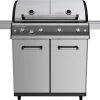 Outdoorchef Dualchef S 425 G Edelstahl Gasgrill Mit Seitenkocher + BLAZING ZONE Infrarotbrenner
