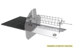 Outdoorchef Dualchef S 425 G Edelstahl Gasgrill Mit Seitenkocher + BLAZING ZONE Infrarotbrenner 25 Outdoorchef Dualchef S 425 G Edelstahl Gasgrill Mit Seitenkocher + BLAZING ZONE Infrarotbrenner -Geschäft Für Grillzubehör Outdoorchef Dualchef Heat Diffuser Drehspiess