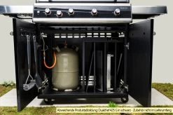 Outdoorchef Dualchef S 425 G Edelstahl Gasgrill Mit Seitenkocher + BLAZING ZONE Infrarotbrenner 34 Outdoorchef Dualchef S 425 G Edelstahl Gasgrill Mit Seitenkocher + BLAZING ZONE Infrarotbrenner -Geschäft Für Grillzubehör Outdoorchef Dualchef S 425 G Unterschrank