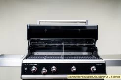 Outdoorchef Dualchef S 425 G Edelstahl Gasgrill Mit Seitenkocher + BLAZING ZONE Infrarotbrenner 39 Outdoorchef Dualchef S 425 G Edelstahl Gasgrill Mit Seitenkocher + BLAZING ZONE Infrarotbrenner -Geschäft Für Grillzubehör Outdoorchef Dualchef S 425 G geteilter Garraum
