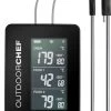 Outdoorchef Gourmet Check PRO Black - Bluetooth Grillthermometer Mit 3 Temperaturfühlern