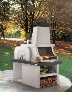 Palazzetti Grillkamin Bastia Mit Pizzaofen Inkl. Montagematerial -Geschäft Für Grillzubehör Palazzetti Grillkamin Bastia Pizzaofen Feuerstelle