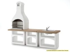 Palazzetti Outdoor Küche: Modul Grillkamin Brioni Inkl. Montagematerial -Geschäft Für Grillzubehör Palazzetti Grillkamin Brioni Outdoor Kueche Kombi