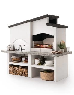 Palazzetti Grillkamin New Zealand 2 Mit Pizzaofen Inkl. Montagematerial -Geschäft Für Grillzubehör Palazzetti Grillkamin New Zealand 2