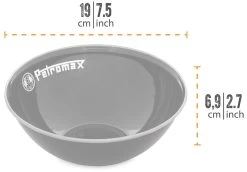 Petromax Emaille Schalen / 1000 Ml / Schwarz, 2 Stück