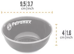 Petromax Emaille Schalen / 160 Ml / Schwarz, 2 Stück