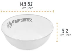Petromax Emaille Schalen / 600 Ml / Weiß, 2 Stück