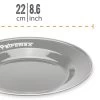 Petromax Emaille Teller / Ø22 Cm / Schwarz, 2 Stück