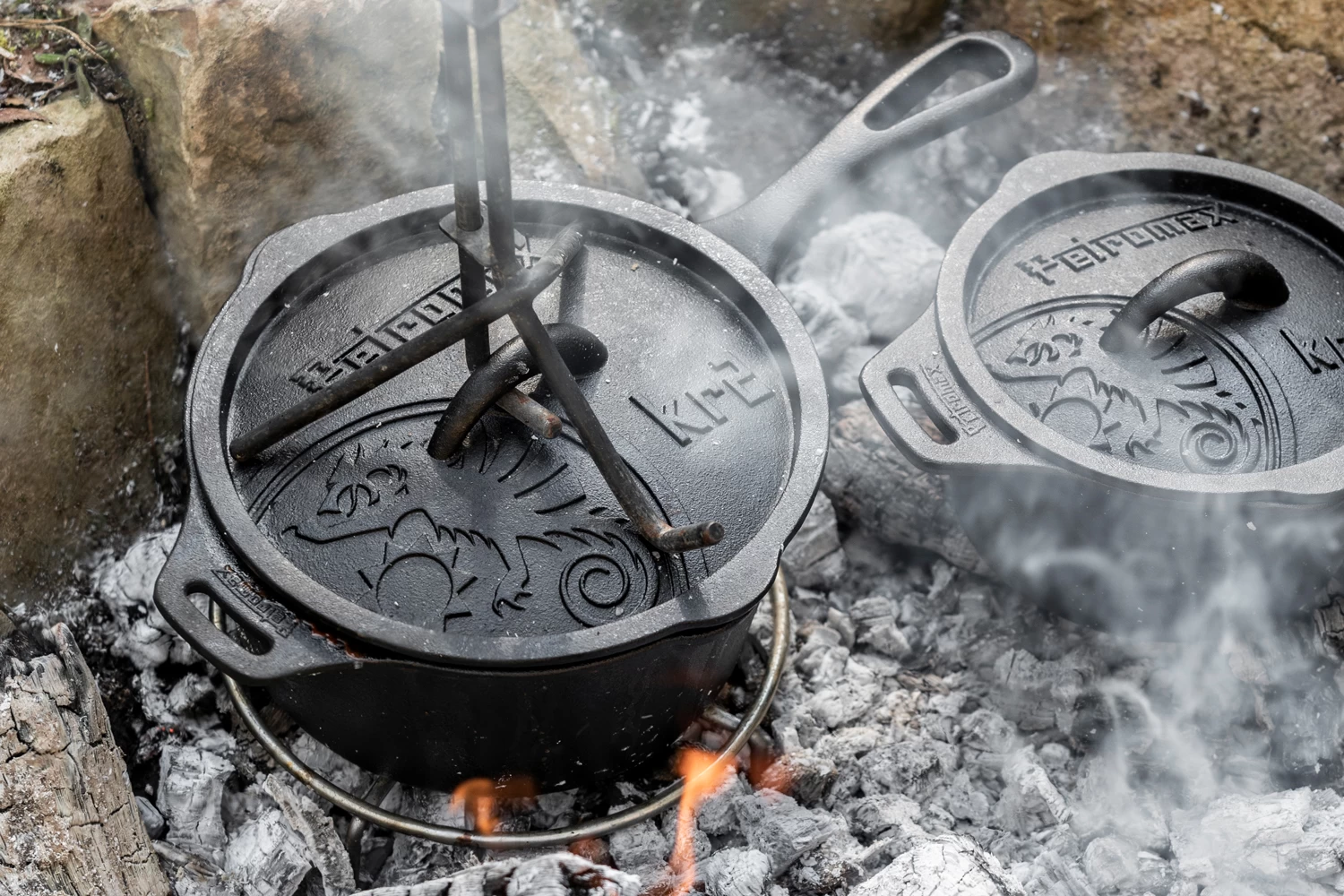 Petromax Gusseiserne Kasserolle Mit Deckel Kr2 7 Petromax Gusseiserne Kasserolle Mit Deckel Kr2 – Bild 7