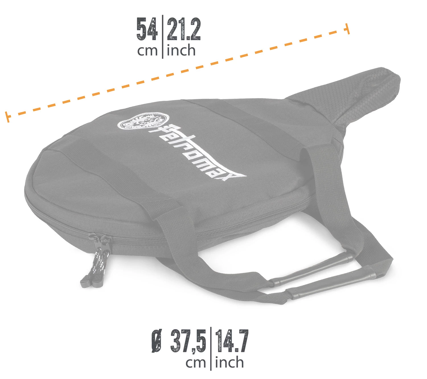 Petromax Transporttasche Für Grill- Und Feuerpfanne Fp35 / Fp35h / Gp35 / Gp35h 2 Petromax Transporttasche Für Grill- Und Feuerpfanne Fp35 / Fp35h / Gp35 / Gp35h – Bild 2