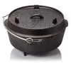 Petromax Ft6 Feuertopf Dutch Oven 5,5 L - Mit Füssen - X-DEAL Inkl. Deckelheber, Pflegepaste Und Kochlöffel