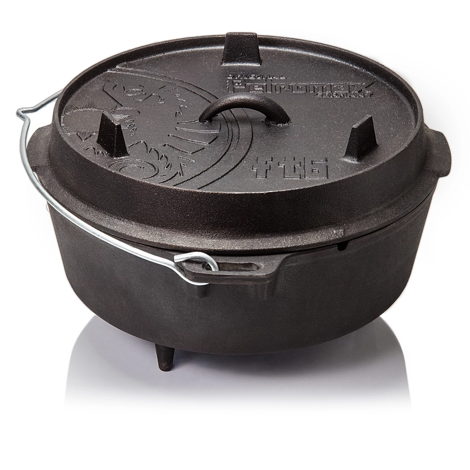 Petromax Ft6 Feuertopf Dutch Oven 5,5 L - Mit Füssen - X-DEAL Inkl. Deckelheber, Pflegepaste Und Kochlöffel 1 Petromax Ft6 Feuertopf Dutch Oven 5,5 L - Mit Füssen - X-DEAL Inkl. Deckelheber, Pflegepaste Und Kochlöffel