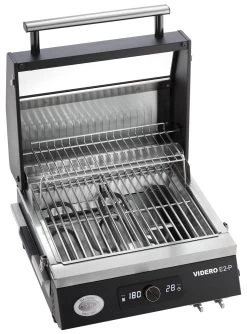 Neue Produkte -Geschäft Für Grillzubehör Roesle Elektro Campinggrill Videro E2 P Deckel offen