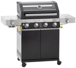 Rösle Gasgrill Videro G4-S VARIO+ Schwarz - Modell 2023 - X-DEAL Inkl. Abdeckhaube Und Grillplatte
