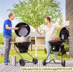 Rösle Holzkohlegrill Kugelgrill No.1 F50 Air Pro Vario+ 13 Rösle Holzkohlegrill Kugelgrill No.1 F50 Air Pro Vario+ -Geschäft Für Grillzubehör Roesle Holzkohle Kugelgrill No1 AIR PRO Groessenvergleich