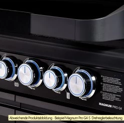 Rösle Gasgrill Magnum PRO G3 - X-DEAL Inkl. Abdeckhaube Und Gusseisen Grillplatte - Modell 2023 -Geschäft Für Grillzubehör Roesle Magnum Pro Drehregler Beispiel G4 S