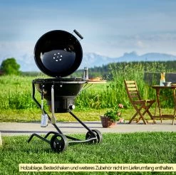 Rösle Holzkohlegrill Kugelgrill No.1 F60 Air Nero Jubiläumsmodell -Geschäft Für Grillzubehör Roesle No1 Holzkohle Kugelgrill AIR F60 Nero Lifestyle
