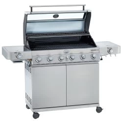 Rösle Edelstahl Gasgrill Videro G6-S VARIO+ - Limited Edition Modell 2023 - SMART Deal Inkl. Grillfürst Grill Control 16 Rösle Edelstahl Gasgrill Videro G6-S VARIO+ - Limited Edition Modell 2023 - SMART Deal Inkl. Grillfürst Grill Control -Geschäft Für Grillzubehör Roesle Videro 25528 G6 S Edelstahl Deckel offen 1