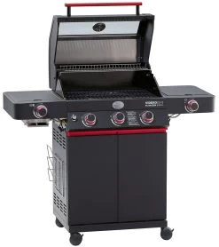 Rösle Videro G3-S VARIO+ Schwarz Gasgrill - FC Bayern Edition - Inkl. FC Bayern Abdeckhaube, Barbecue Grillzange Und Burgerpresse 21 Rösle Videro G3-S VARIO+ Schwarz Gasgrill - FC Bayern Edition - Inkl. FC Bayern Abdeckhaube, Barbecue Grillzange Und Burgerpresse -Geschäft Für Grillzubehör Roesle Videro G3 S FC Bayern Deckel offen