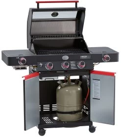 Rösle Videro G3-S VARIO+ Schwarz Gasgrill - FC Bayern Edition - Inkl. FC Bayern Abdeckhaube, Barbecue Grillzange Und Burgerpresse 22 Rösle Videro G3-S VARIO+ Schwarz Gasgrill - FC Bayern Edition - Inkl. FC Bayern Abdeckhaube, Barbecue Grillzange Und Burgerpresse -Geschäft Für Grillzubehör Roesle Videro G3 S FC Bayern Unterschrank offen