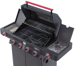 Rösle Videro G4-S VARIO+ Schwarz Gasgrill - FC Bayern Edition - Inkl. FC Bayern Abdeckhaube, Grillzange, Grillbürste Und Grillhandschuhe -Geschäft Für Grillzubehör Roesle Videro G4 S FC Bayern Overview