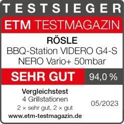 Rösle Gasgrill Videro G4-S Vario+ Nero Schwarz - Modell 2023 - X-DEAL Inkl. Abdeckhaube Und Grillplatte -Geschäft Für Grillzubehör Roesle Videro G4 S Nero Vario Testsieger Grillstationen