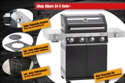 Rösle Gasgrill Videro G4-S VARIO+ Schwarz - Modell 2023