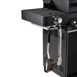 Rösle Gasgrill Videro G4-S Vario+ Nero Schwarz - Modell 2023 - X-DEAL Inkl. Abdeckhaube Und Grillplatte -Geschäft Für Grillzubehör Roesle Videro G4 S Vario NERO matt schwarz Besteckhalter