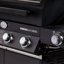 Rösle Gasgrill Videro G4-S Vario+ Nero Matt-schwarz - Modell 2023 19 Rösle Gasgrill Videro G4-S Vario+ Nero Matt-schwarz - Modell 2023 -Geschäft Für Grillzubehör Roesle Videro G4 S Vario NERO matt schwarz Drehregler 2