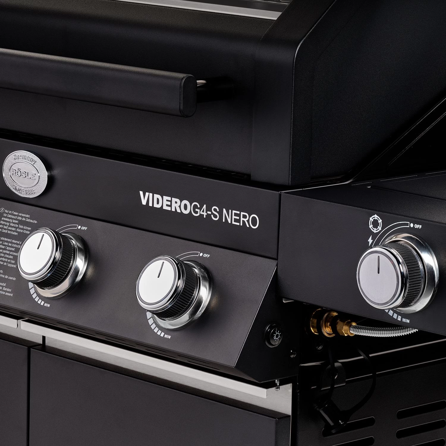 Rösle Gasgrill Videro G4-S Vario+ Nero Matt-schwarz - Modell 2023 7 Rösle Gasgrill Videro G4-S Vario+ Nero Matt-schwarz - Modell 2023 – Bild 7