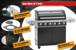 Rösle Gasgrill Videro G6-S VARIO+ - Modell 2023 - X-DEAL Inkl. Abdeckhaube Und Grillplatte -Geschäft Für Grillzubehör Roesle Videro G6 S Vario Highlights 1