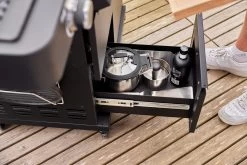 Rösle Gasgrill Videro Pro G4-S Vario+ Mattschwarz - Modell 2023 -Geschäft Für Grillzubehör RoesleVidero Pro G4 S Detail Schublade Unterschrank