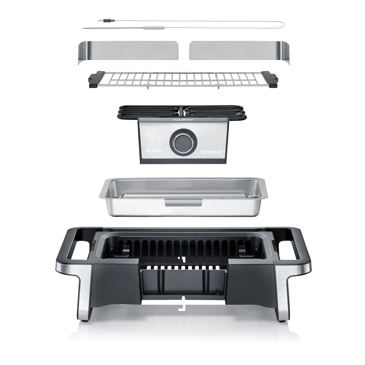 Severin Elektro Tischgrill SENOA Digital Boost - Boost Zone 500°C - 3.000 W 14 Severin Elektro Tischgrill SENOA Digital Boost - Boost Zone 500°C - 3.000 W – Bild 14