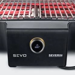 Severin Elektrogrill Tischgrill SEVO G - Boost Zone 500°C - 3.000 W -Geschäft Für Grillzubehör Severin Elektrogrill Sevo G pg8104 display 4