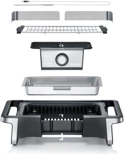 Severin Elektro Tischgrill SENOA Boost - Boost Zone 500°C - 3.000 W 15 Severin Elektro Tischgrill SENOA Boost - Boost Zone 500°C - 3.000 W -Geschäft Für Grillzubehör Severin Senoa boost s PG8113 explosion