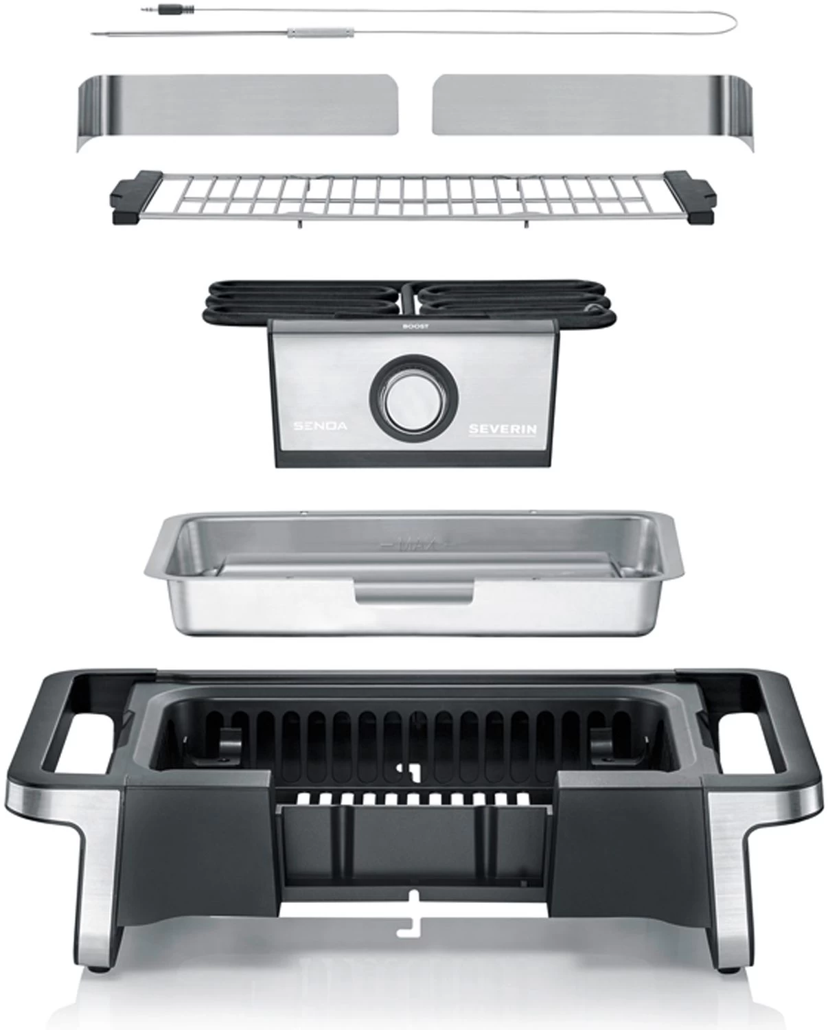 Severin Elektro Tischgrill SENOA Boost - Boost Zone 500°C - 3.000 W 8 Severin Elektro Tischgrill SENOA Boost - Boost Zone 500°C - 3.000 W – Bild 8