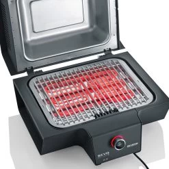 Severin Elektrogrill SEVO Smart Control GT - Boost Zone 500°C - Mit Deckel - 3.000 W 12 Severin Elektrogrill SEVO Smart Control GT - Boost Zone 500°C - Mit Deckel - 3.000 W -Geschäft Für Grillzubehör Severin Sevo Smart Control GT PG8138 Boostzone