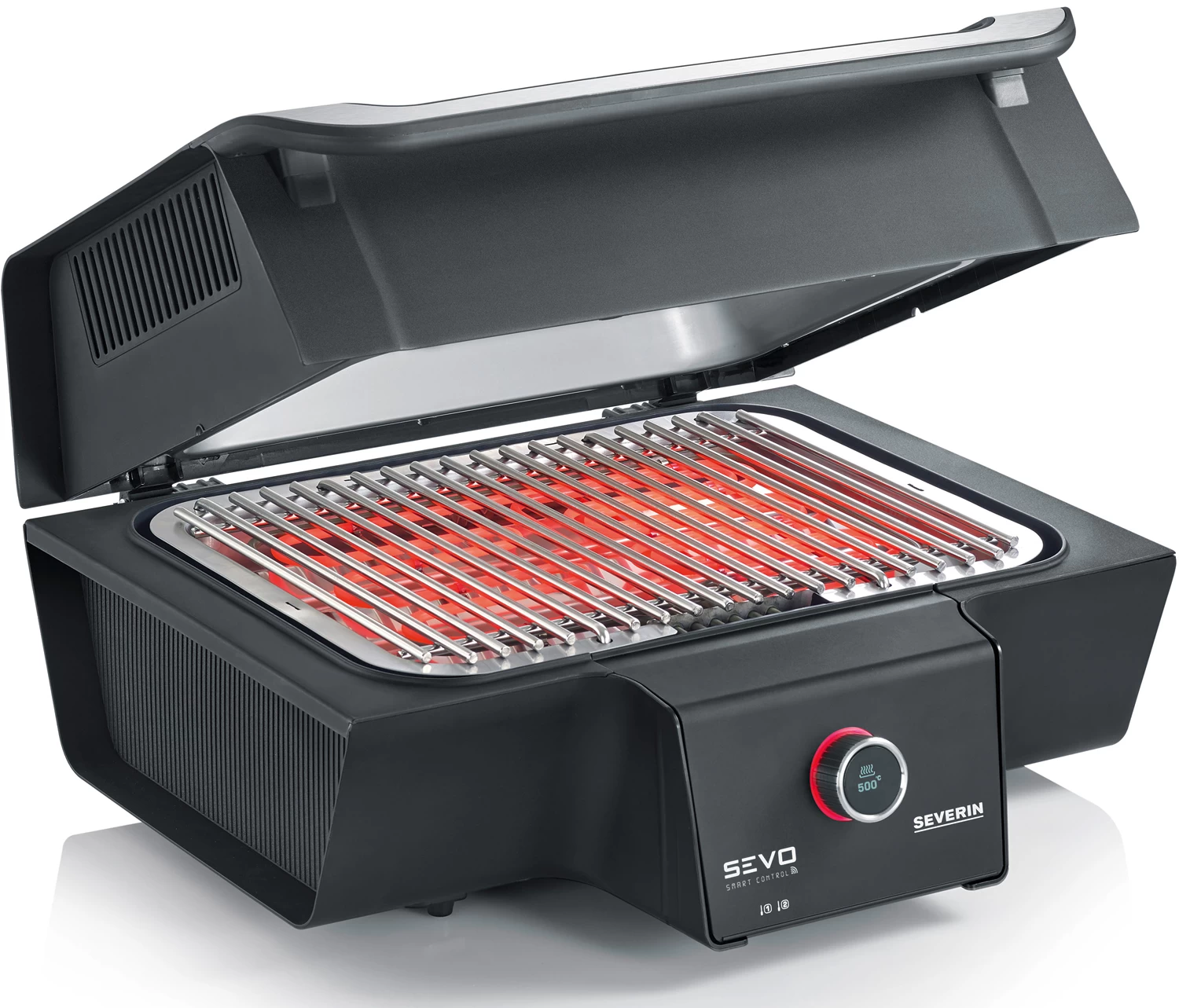 Severin Elektrogrill SEVO Smart Control GT - Boost Zone 500°C - Mit Deckel - 3.000 W 1 Severin Elektrogrill SEVO Smart Control GT - Boost Zone 500°C - Mit Deckel - 3.000 W