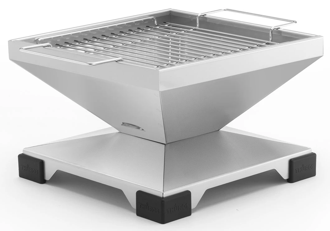 Thüros T2 Holzkohle Tischgrill Edelstahl 35x35 Cm 1 Thüros T2 Holzkohle Tischgrill Edelstahl 35x35 Cm