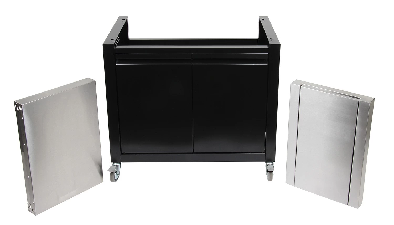 Grandhall Unterschrank Maxim - Schwarz Für 4B Mit Seitenkocher 1 Grandhall Unterschrank Maxim - Schwarz Für 4B Mit Seitenkocher