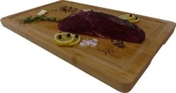 Grillfürst Bambus Schneidebrett Groß 50 X 30 Cm Bambus -Geschäft Für Grillzubehör grillfuerst schneidbrett bambus gross