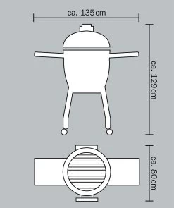Monolith Grill LeChef Red Mit Gestell Und Seitentischen MG23R - Set - Auslaufmodell 35 Monolith Grill LeChef Red Mit Gestell Und Seitentischen MG23R - Set - Auslaufmodell -Geschäft Für Grillzubehör monolith lechef abmessungen gestell 201030