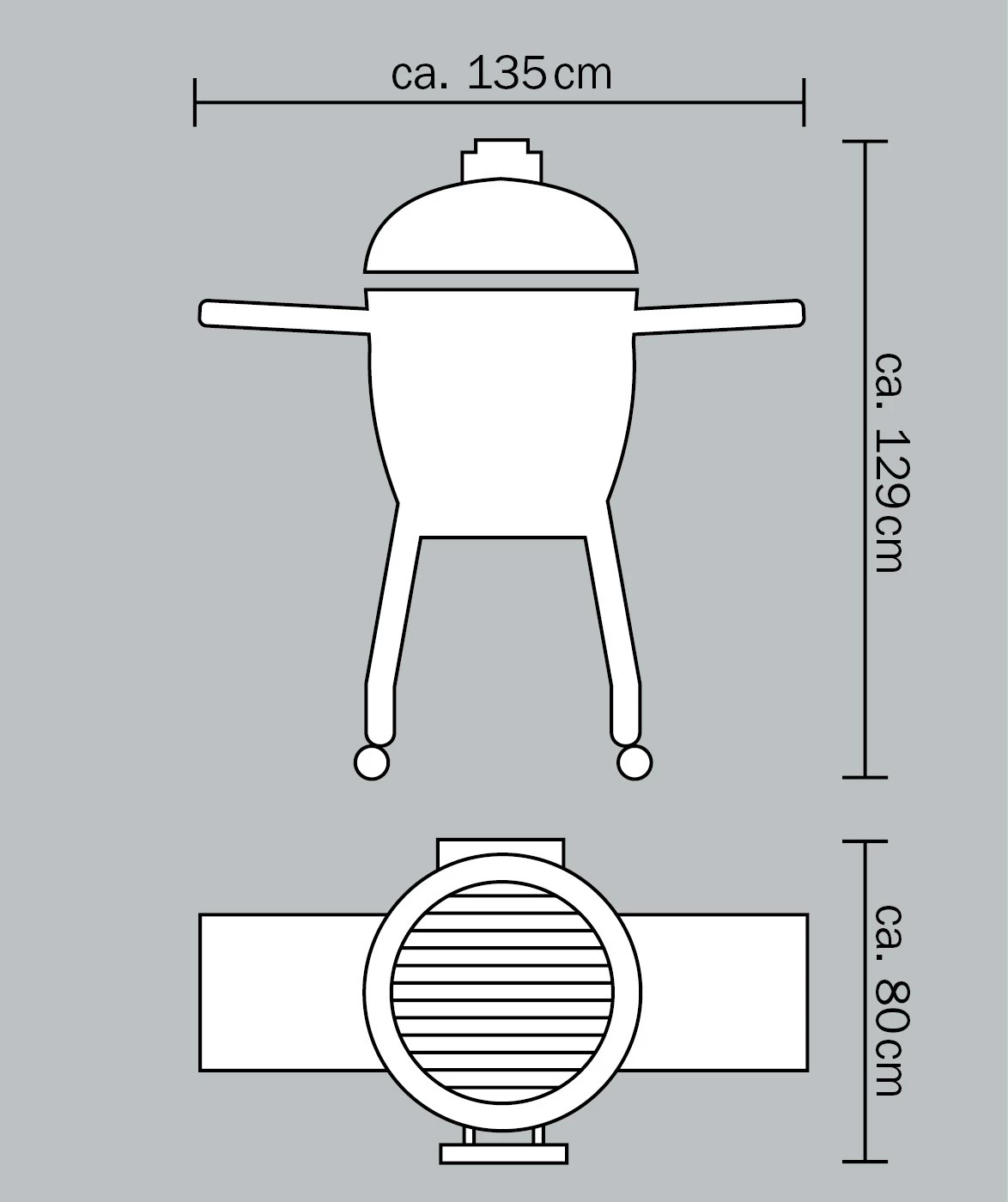 Monolith Grill LeChef Red Mit Gestell Und Seitentischen MG23R - Set - Auslaufmodell 18 Monolith Grill LeChef Red Mit Gestell Und Seitentischen MG23R - Set - Auslaufmodell – Bild 18