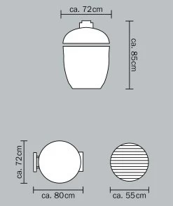Monolith Grill LeChef Red Ohne Gestell Und Seitentische MG23RNC - Set 11 Monolith Grill LeChef Red Ohne Gestell Und Seitentische MG23RNC - Set -Geschäft Für Grillzubehör monolith lechef abmessungen korpus 201030