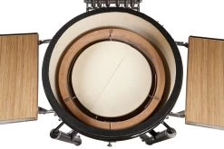 Monolith Grill LeChef Red Mit Gestell Und Seitentischen MG23R - Set - Auslaufmodell 30 Monolith Grill LeChef Red Mit Gestell Und Seitentischen MG23R - Set - Auslaufmodell -Geschäft Für Grillzubehör monolith lechef deflektorstein geteilt 201030