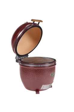 Monolith Grill LeChef Red Ohne Gestell Und Seitentische MG23RNC - Set 8 Monolith Grill LeChef Red Ohne Gestell Und Seitentische MG23RNC - Set -Geschäft Für Grillzubehör monolith lechef seitlich offen 201031 red