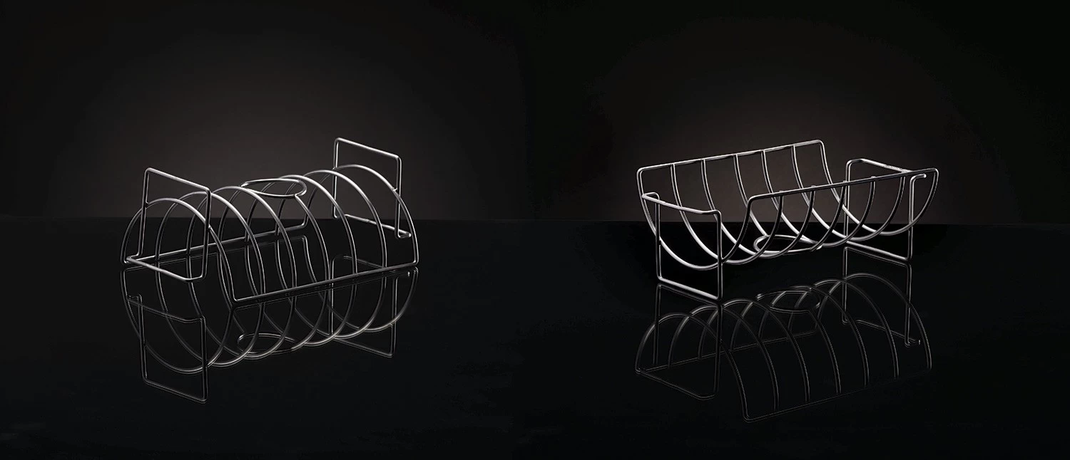 Napoleon 3 In 1 Bratenkorb / Geflügelhalter / Spareribs Halter 5 Napoleon 3 In 1 Bratenkorb / Geflügelhalter / Spareribs Halter – Bild 5