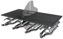 Outdoorchef Dualchef S 425 G Edelstahl Gasgrill Mit Seitenkocher + Blazing Zone Infrarotbrenner + DGS Gusseisen Grillrost 2 Stk. + DGS Gemüse Grillrost 2 Stk. -Geschäft Für Grillzubehör outdoorchef dualchef dual gourmet system 3