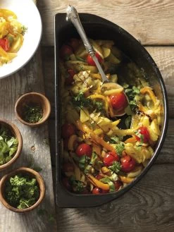 Outdoorchef Gourmet Halbmond Kochset / Grillschalen Porzellanemailliert / 2 Teilig -Geschäft Für Grillzubehör outdoorchef gourmet halbmond 18 211 72 e