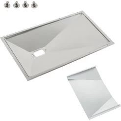 Rösle Ersatzteil: Fettableitblech G4 / G4-S Edelstahl Mit Hitzeabschirmblech